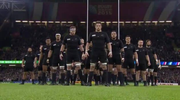 Revivez le Haka des Blacks du quart de finale Nouvelle-Zélande – France Haka AllBlacks, France
