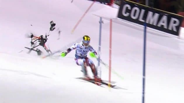 Un drone manque de tuer le skieur Marcel Hirscher Marcel Hirscher, ski, drone