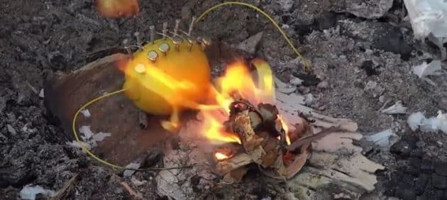 Comment faire du feu avec un simple citron ? Citron, Electrique, Feu