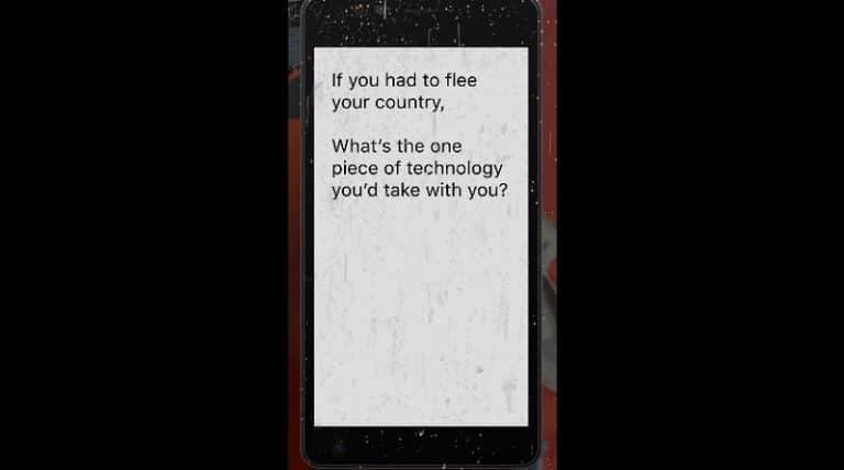 Plongée dans le smartphone d’un réfugié BBC, vidéo smartphone réfugiés