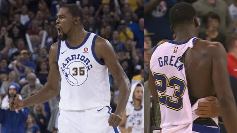 Ejection de Bradley Beal et de Draymond Green lors du match Warriors vs Wizards
