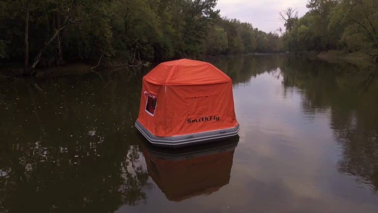 Shoal Tent, la tente flottante pour camper sur des cours d’eau