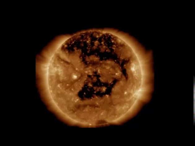 La planète Mars est soumise à une explosion importante du soleil