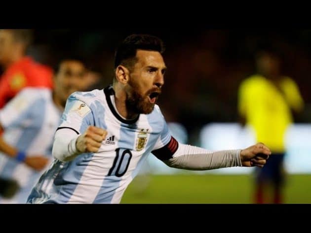 Lionel Messi bombarde 3 buts dans les goals de l’Équateur, l’Albiceleste qualifiée à la CM 2018