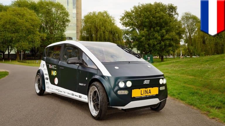 Lina, la voiture 100% écolo, électrique et biodégradable