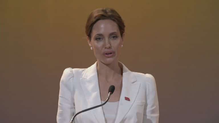 Angelina Jolie fait allusion aux harcèlements sexuels à Hollywood lors d’un discours à l’ONU