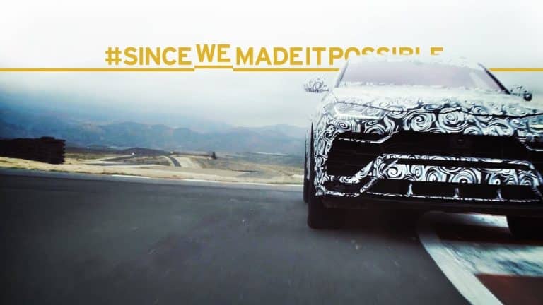 Lamborghini Urus : premières images du SUV sportif italien