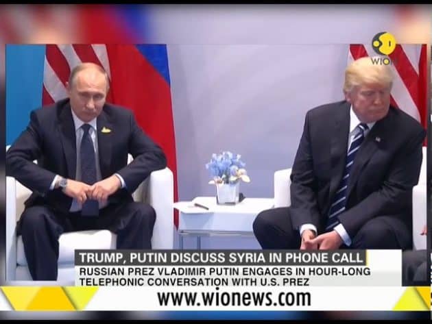 Donald Trump et Vladimir Poutine ont eu un échange téléphonique d’une heure
