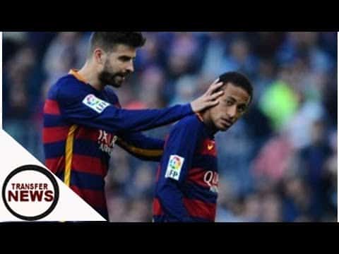 La réaction de Gérard Piqué par rapport au départ de Neymar au PSG