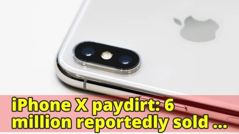 Plus de 6 millions d’iPhone X ont été vendus ce week-end