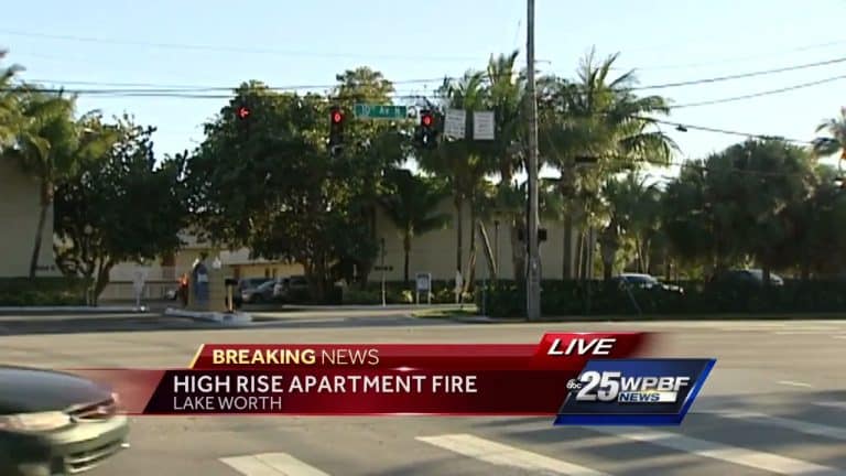 15 personnes ont été sorties d’un immeuble après un incendie à Lake Worth
