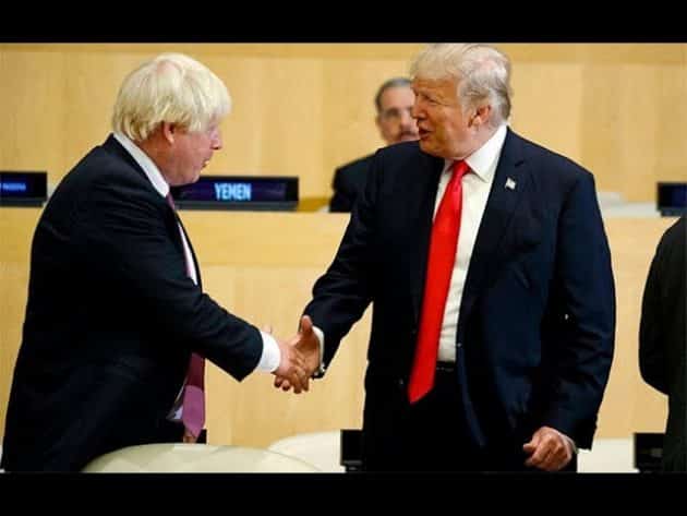 Boris Johnson : Donald Trump est le bienvenu au Royaume-Uni