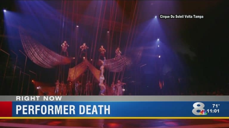 Un artiste du Cirque du Soleil est mort après un plongeon