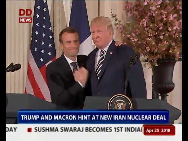 Trump et Macron prévoiraient un nouvel accord nucléaire iranien