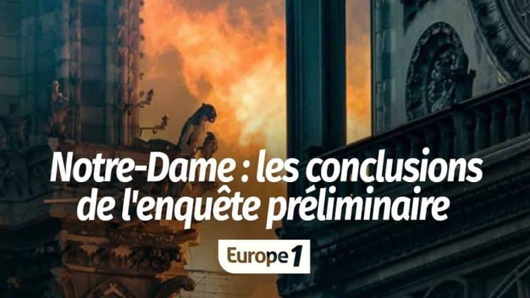 Les autorités françaises annoncent les résultats de l’enquête préliminaire sur l’incendie de Notre Dame
