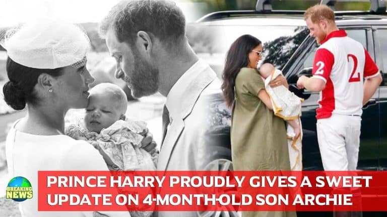 Le prince Harry annonce avec fierté les 4 mois de son fils