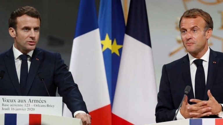 La France change la couleur de son drapeau en bleu marine plus foncé