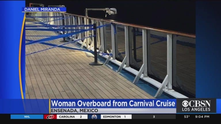 Une femme disparue après être tombée d’un bateau de croisière